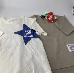 男の子　半袖　トップス　Tシャツ　ベビードール　3can4on 110