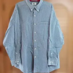 LACOSTE ギンガムチェック ボタンダウンシャツ5(L〜XL相当)