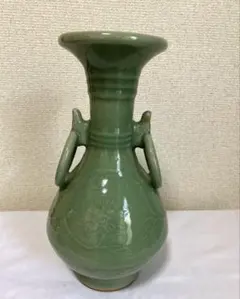 美術品 大堀 相馬焼 松永窯 耳付き花瓶(特大) - メルカリ