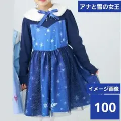 リトシー　ディズニー　アナと雪の女王　エルサ　ワンピース　コスチューム　100