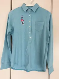 パーリーゲイツ 長袖ポロシャツ レディースM