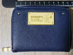 SNOOPY ネイビー コインケース