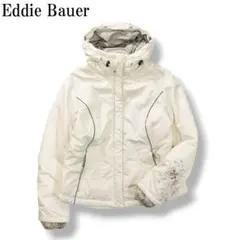 【人気】 【上質】 エディーバウアー グースダウンジャケット MP ホワイト ♪