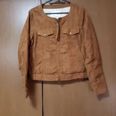 レディース　LOWRYS FARM ノーカラージャケット Mサイズ