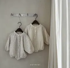 新品未使用 oatmeal セットアップ ホワイト S 韓国子供服 - メルカリ