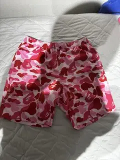 A BATHING APE ピンク カモフラ ショートパンツ - メルカリ