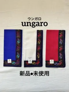 Ungaro（ウンガロ）花柄ハンカチ 3枚セット/ファッション/レディース