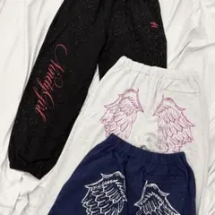 9090girl Umbro Logo Glitter Sweat Pants