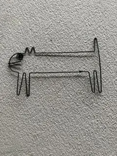 四月の魚 ワイヤーアート 猫 オブジェ 関昌生