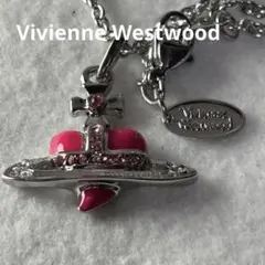 Vivienne Westwood オーブ ネックレス ピンク シルバー