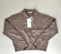 DISCOAT　モチモチ衿付きカーディガン