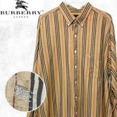 BURBERRY（バーバリー） 長袖 シャツ ストライプ ベージュ XL