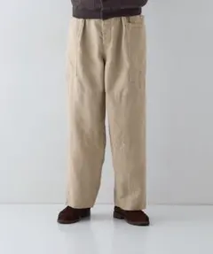 CONFECT リネン ダック ガーデナーパンツ オリーブ - メルカリ