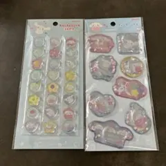 正規品サンリオシナモンウォーターシールとおはじきふうシールセット