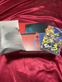 Nintendo Switchマリオレッド×ブルー プロコン スプラ3 セット