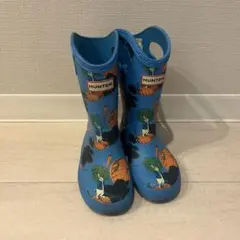 HUNTER ピーターラビット キッズ レインブーツ 長靴のサムネイル