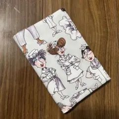 ハンドメイド お薬手帳カバー ロラライハリス ナースレディ H202607のサムネイル
