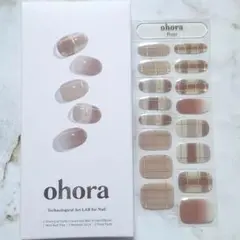 ★ohora★オホーラネイルシール★N Browny Check16枚