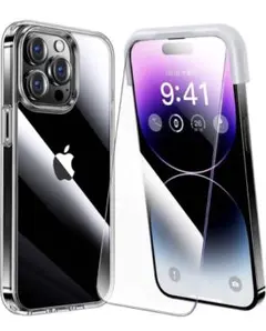 iPhone 14 pro max 用 フィルム付きケース 全面保護セット