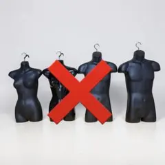 【中古】水着、コスチューム兼用立体ハンガー 黒 54本セット 4種類アソート ③ 中古】水着、コスチューム兼用立体ハンガー 黒 54本セット 4種類