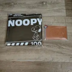 SNOOPY エコバッグとケース付きカードミラー セット