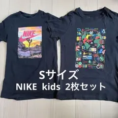 NIKE kids 2枚セット　ナイキキッズ2枚セットTシャツ　黒