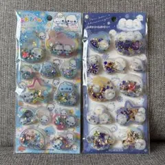 【正規品】スパンコールパーティー シール シマエナガ あわわちゃん 2枚セット