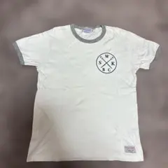 古着　ワンポイント　リンガーtシャツ マリン系のサムネイル
