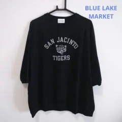 BLUE LAKE MARKET Tシャツ ブラックのサムネイル