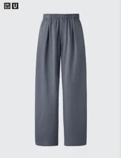 UNIQLO U ライトウェイトスウェットワイドパンツ GREY Mサイズ