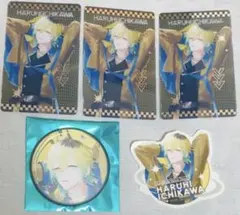 ブレマイ AGF クリアカード 缶バッジ 特典ステッカー 春日