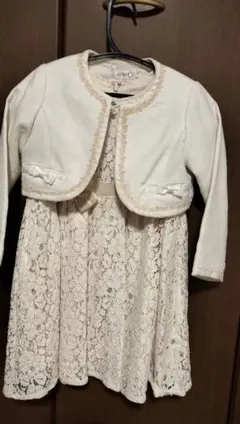 anyFAM レース ワンピースとジャケットセット120