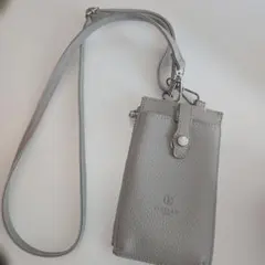 D.KELLY スマホショルダーバッグ グレーのサムネイル