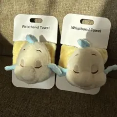 匿名送料込　新品★ディズニーストア　フランダー　リストバンドタオル　2点セット