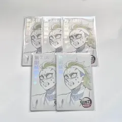 鬼滅の刃 不死川玄弥 ムビチケ風カード5点 無限城