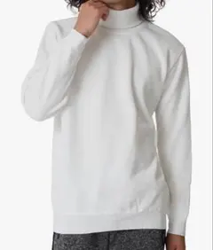 定価22,000円】ムッシュニコル ストレッチ裏起毛 ハイネックプル 