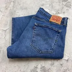リーバイス　512　ボトムス　デニムパンツ　ジーンズ　古着　インディゴ　W35