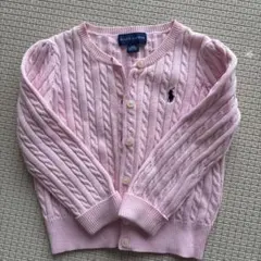 Ralph Lauren ピンク カーディガン 18M