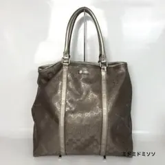 インプリメ トートバッグ コーティングキャンバス 223668 GUCCI GUCCI グッチ インプリメ トートバッグ 223668 メタリック バッグ