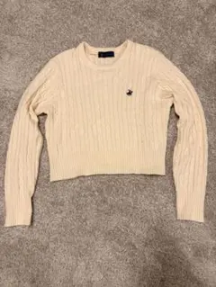 BEVERLY HILLS POLO CLUB ケーブルニット M