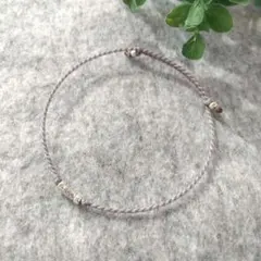 コーヒー様専用！！カレンシルバー　お守り　ミサンガ　横✕丸　グリーン　アンク