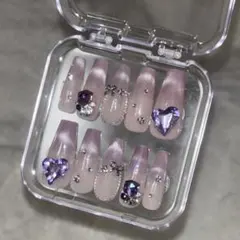 ネイルチップ ワンホン 量産 韓国 ちゅるん オーダー