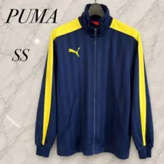 PUMA プーマ ジップアップ トラックジャケット ネイビー イエロー 男女兼用のサムネイル