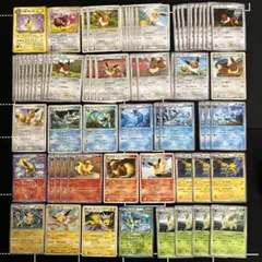 【65枚】ブイズまとめ売りセット　旧裏　旧カード　のみ　イーブイわるいサンダース