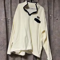 (MONO-MART)フリース スウェット スナップボタン　プルオーバー