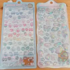 ボンボンドロップシール　わんわん　なないろ
