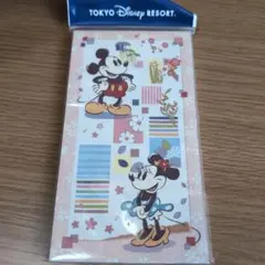 【激レア】ディズニーリゾート 　一筆箋　メモ　和柄　ミッキー　ミニー
