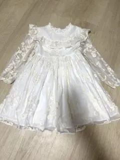 超美品】サンサカエプチ 花柄 リバティ 半袖ワンピース 2Y - メルカリ