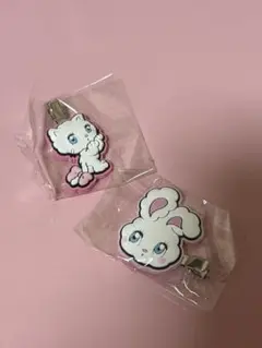 foxy illustration ガチャガチャ ヘアクリップ 2個セット