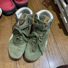 Reebok ハイカットスニーカー オリーブグリーン